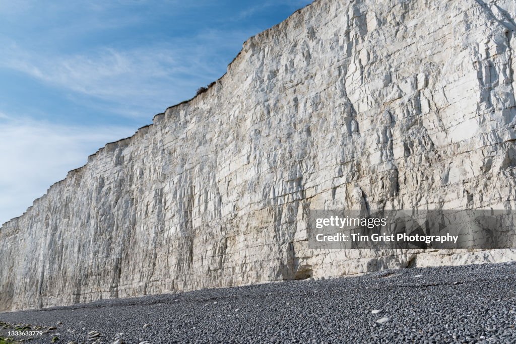 Seven Sisters Cliffs and Beach, East Sussex, UK