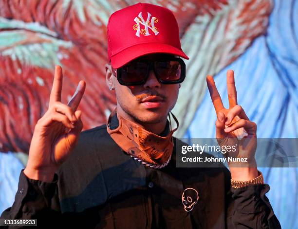 Quincy Brown attends Happy Munkey After Hours at the Immersive Van Gogh Exhibit at Pier 36 on August 11, 2021 in New York City.