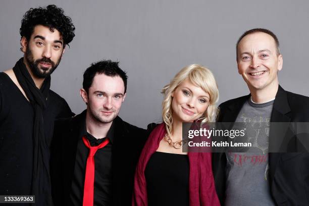 Actor Ray Panthaki, writer Simon Fantauzzo, actress MyAnna Buring and director Steve Kelly pose for a portrait during the 2009 Sundance Film Festival...