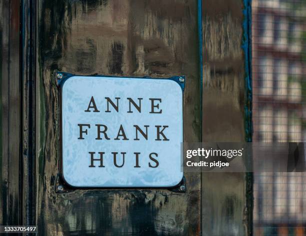 anne frank house in amsterdam - the hidden holocaust stock pictures, royalty-free photos & images