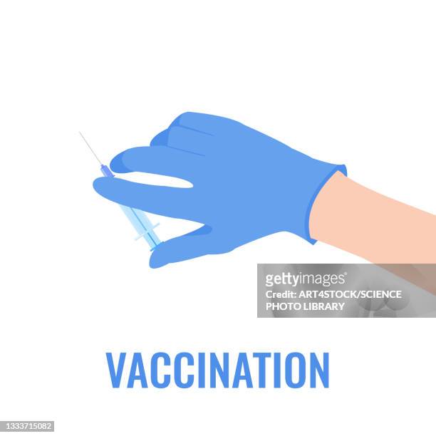 vaccination, conceptual illustration - infectious disease prevention stock illustrations