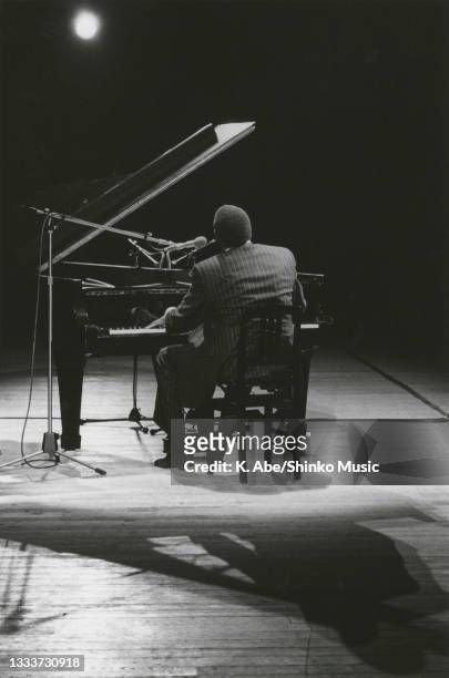 Oscar Peterson plays Piano Solo at Shinjuku, Tokyo, Japan, 7 January 1974.