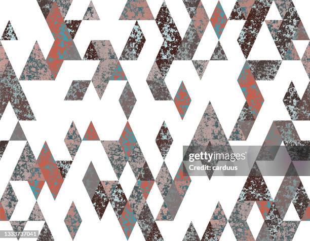 seamless geometric grunge pattern - granite texture stock illustrations