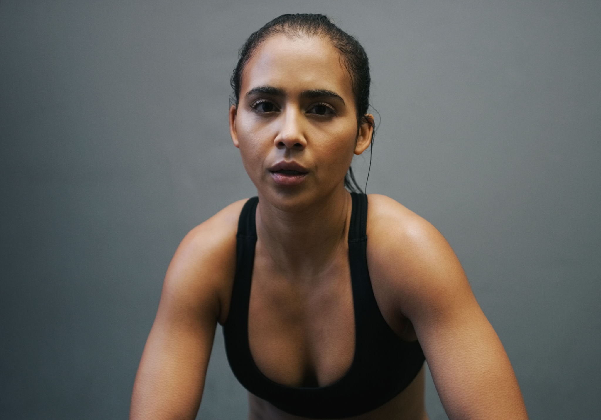sweaty athlete