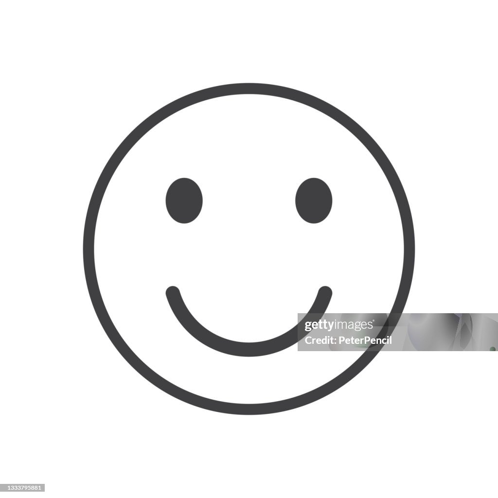 Smiley Emoji Icon Emoticon Smile Emotion Funny Cartoon Social Media Vector  Iluustration High-Res Vector Graphic - Getty Images