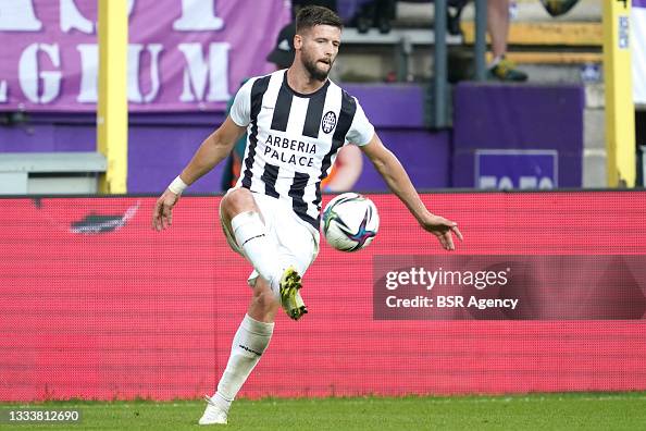 Marko Roganovic Marko Roganovic of KF Laci during the UEFA Europa Conference League ...