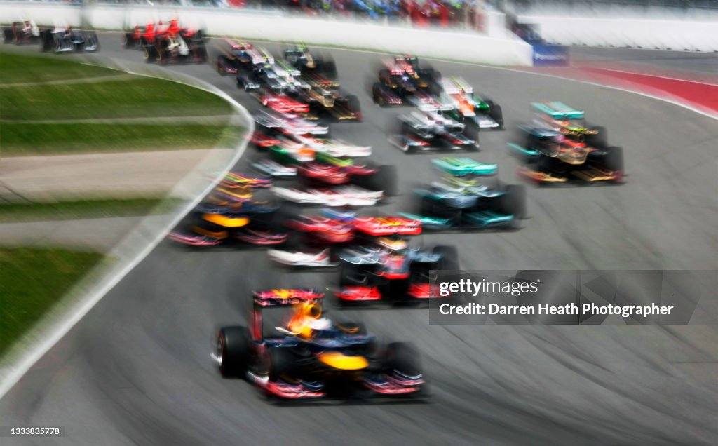 Sebastian Vettel, Red Bull Racing, Lewis Hamilton, McLaren, Fernando Alonso, Scuderia Ferrari, Start, 2012 Canadian Grand Prix