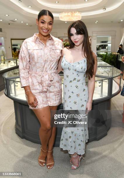 Jordin Sparks and McKayla Maroney attend Twila True Fine Jewelry & Watches Annual Tropical Summer Soiree at Twila True Fine Jewelry & Watches on...