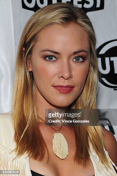 Actress Kristanna Loken attends the "In The Mix" Outfest Party hosted by Identity Los Angeles and Blueprint at ELEVEN Nightclub on July 14, 2008 in...