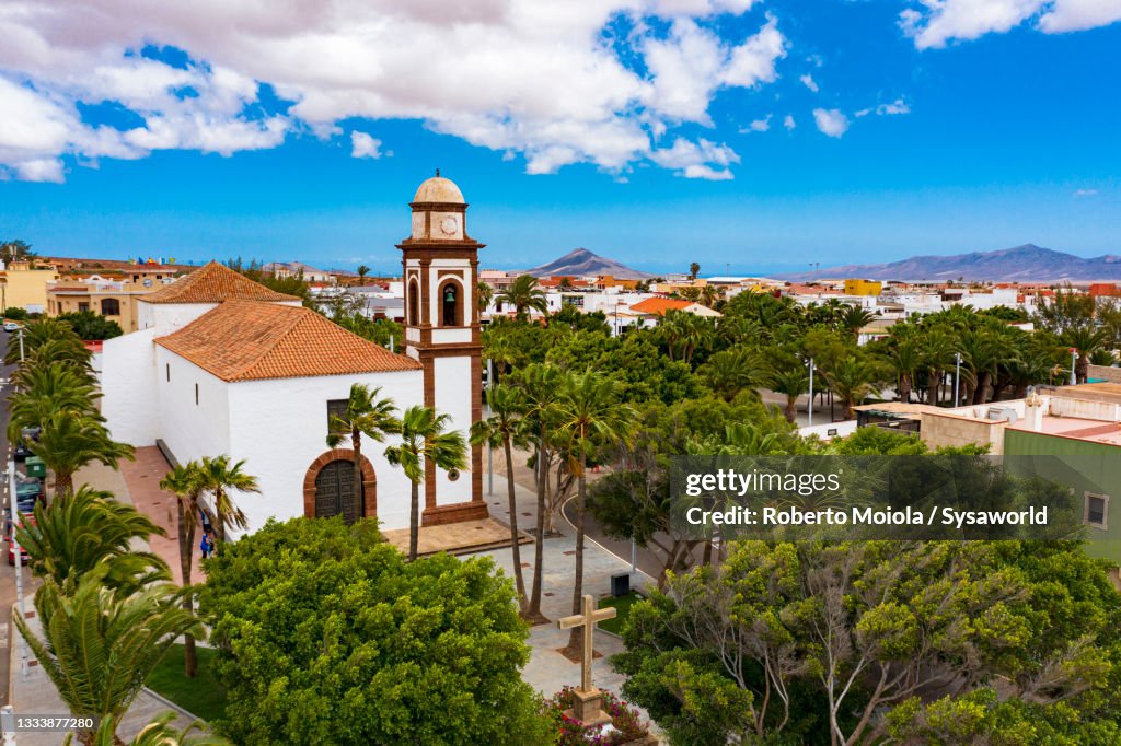 Church in the village of Antigua, Fuerteventura