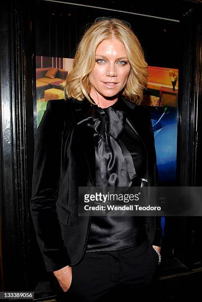 Actress Peta Wilson arrives at the 2008 Movie Extra FilmInk Awards at the State Theatre on March 12, 2008 in Sydney, Australia. The 5th annual...