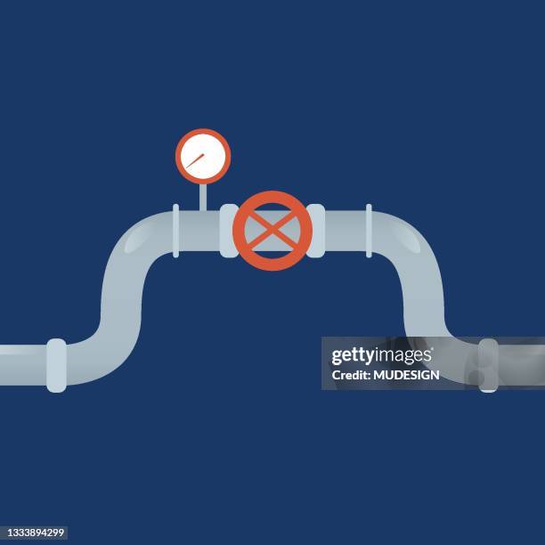 illustrazioni stock, clip art, cartoni animati e icone di tendenza di tubo metallico per gasdotti, benzina e risorse petrolifere - valvola di sfiato