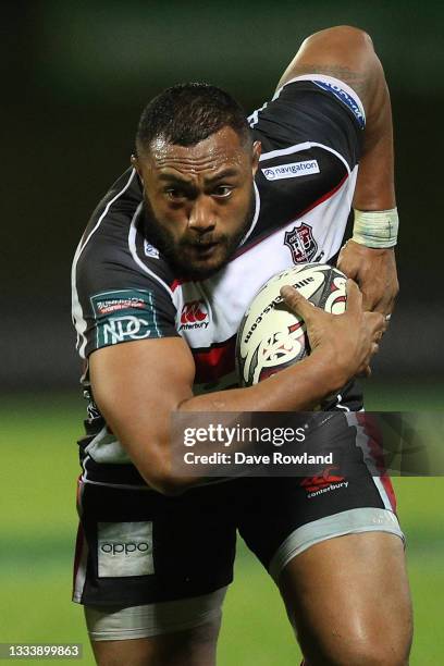 Sekope Kepu of Counties during the round two Bunnings NPC match between Counties Manukau and North Harbour at Navigation Homes Stadium, on August 13...