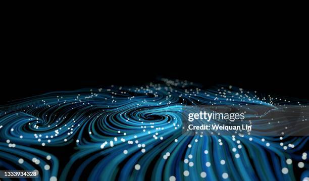 blue background image with a sense of technology - wireless technology background stock pictures, royalty-free photos & images