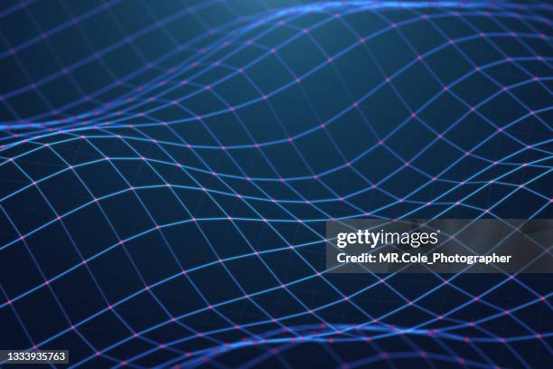 3d rendering futuristic abstract background, blue motion graphic digital design - blockchain energy stock pictures, royalty-free photos & images