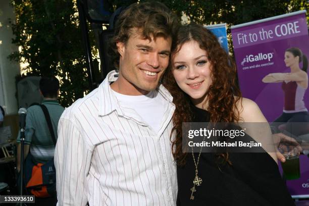 Ali Valentino Penland and Camille Cregan during Beauty Cafe Series 2007 Oscars Retreat in Los Angeles, California, United States.