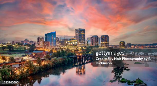 richmond virginia cityscape - virginia stock pictures, royalty-free photos & images