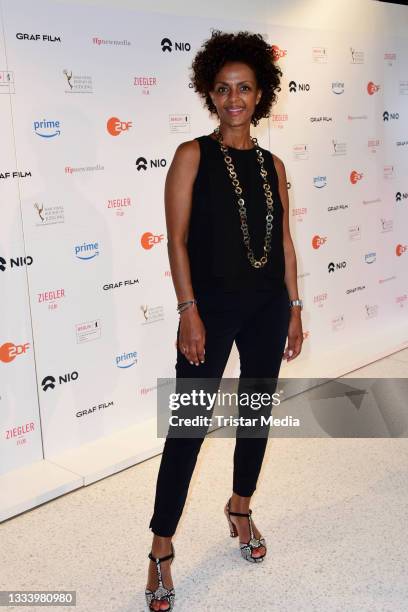 Dennenesch Zoude at the iEmmy Award Cocktail Prolonge at NIO House Berlin on June 29, 2023 in Berlin, Germany.