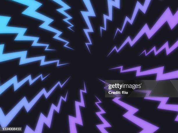 illustrations, cliparts, dessins animés et icônes de résumé d’arrière-plan lightning bolt - éclair