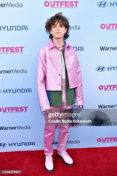 Jacob Sartorius attends the Opening Night Premiere of "Everybody's Talking About Jamie" during the 2021 Outfest Los Angeles LGBTQ Film Festival at...