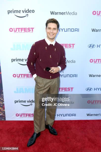 Ronen Rubinstein attends the Opening Night Premiere of "Everybody's Talking About Jamie" during the 2021 Outfest Los Angeles LGBTQ Film Festival at...