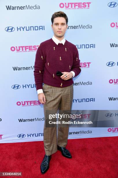Ronen Rubinstein attends the Opening Night Premiere of "Everybody's Talking About Jamie" during the 2021 Outfest Los Angeles LGBTQ Film Festival at...