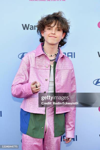 Jacob Sartorius attends the Opening Night Premiere of "Everybody's Talking About Jamie" during the 2021 Outfest Los Angeles LGBTQ Film Festival at...