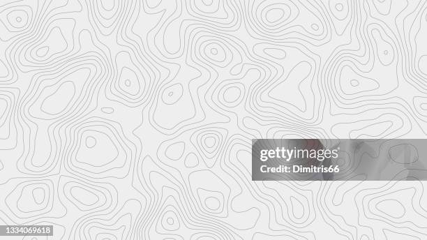 ilustrações, clipart, desenhos animados e ícones de linhas topográficas abstratas - mapa topográfico