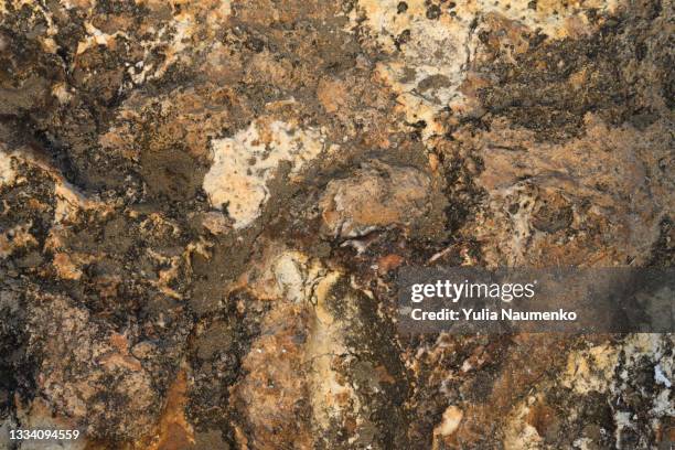 raw stone texture as background - amber stockfoto's en -beelden