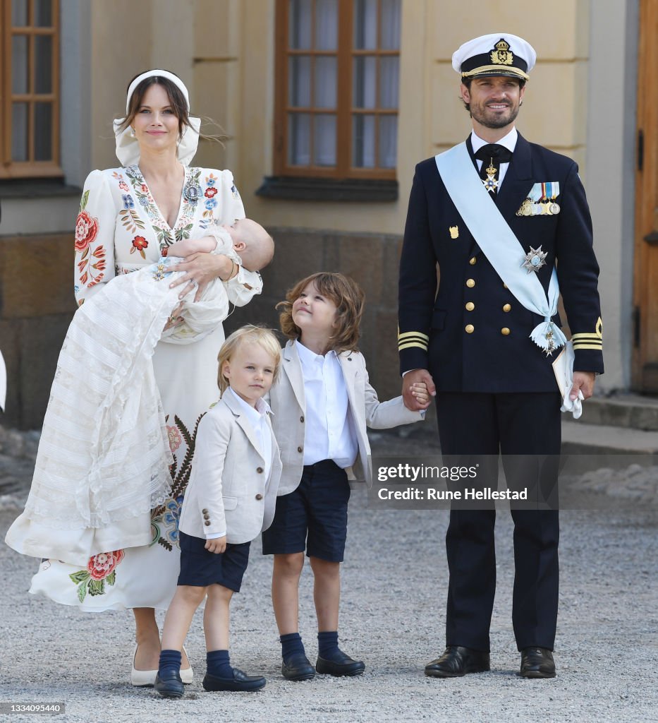 Prince Julian's Baptism In Stockholm