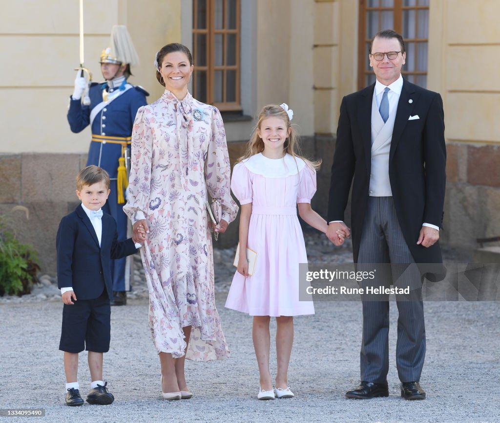 Prince Julian's Baptism In Stockholm