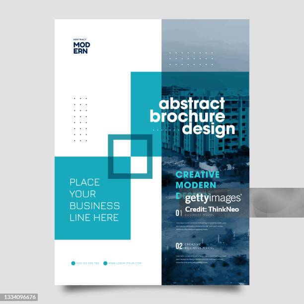 abstract minimal geometric square background for business annual report book cover brochure flyer poster - tradeshow template stock illustrations