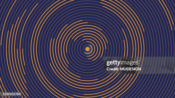 abstract circles - sonar stock illustrations