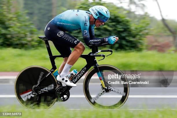 Yevgeniy Fedorov of Kazakhstan and Team Astana - Premier Tech competes during the 78th Tour de Pologne 2021, Stage 6 a 19km Individual Time Trial...