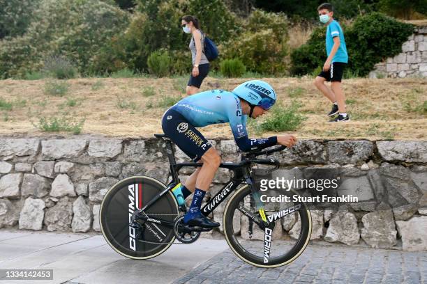 Óscar Rodriguez Garaikoetxea of Spain and Team Astana – Premier Tech competes during the 76th Tour of Spain 2021, Stage 1 a 7,1km individual time...