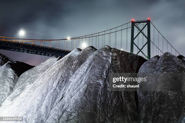 unrefined salt pile - abundance photos stock pictures, royalty-free photos & images