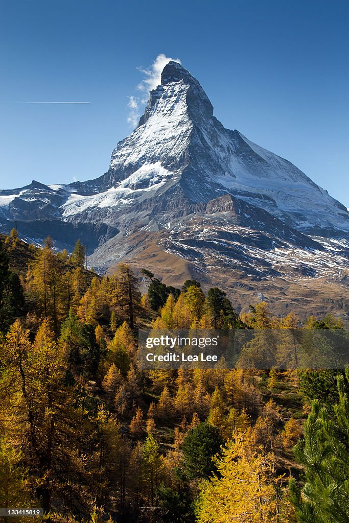 Peak of matterhorn