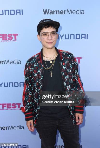 Ryan Cassata attends Outfest Los Angeles LGBTQ Film Festival's opening night gala presents "Everybody's Talking About Jamie" At Cinespia's Hollywood...