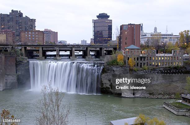 high falls - rochester new york stock pictures, royalty-free photos & images