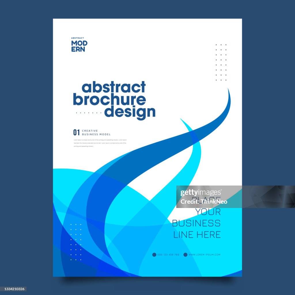 Projeto vetorial de modelo para folheto, relatório anual, pôster de design web, apresentação corporativa, flyer, tamanho moderno do layout, Fácil de usar e editar.