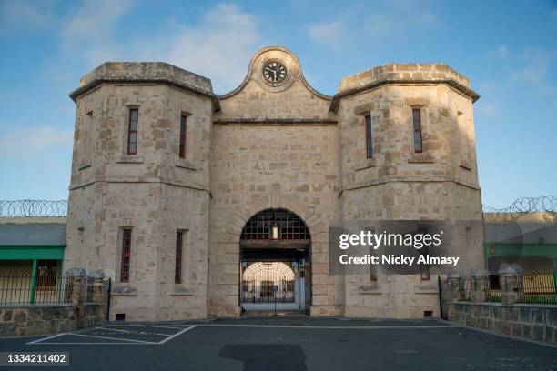 fremantle prison, outside perth, australia - fremantle stock pictures, royalty-free photos & images