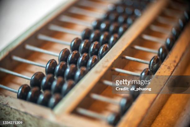 old abacus - accounting abacus stock pictures, royalty-free photos & images