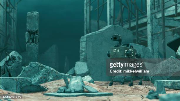 robot dog with camera on a search and rescue mission - terrorism stock pictures, royalty-free photos & images