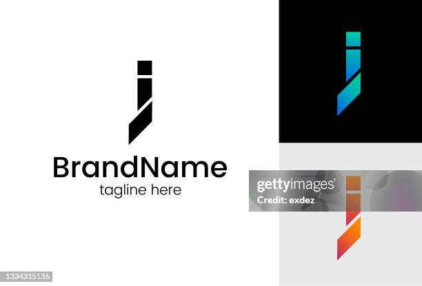 j letter based logo - generic-face-icon stock illustrations