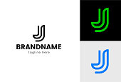J letter based Logo
