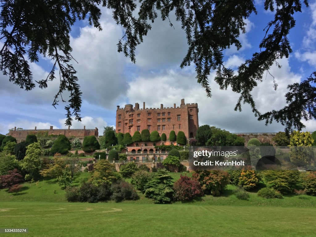 Powys Castle and gardens north Wales