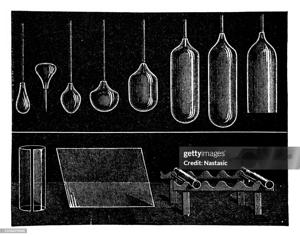 Glass Making High-Res Vector Graphic - Getty Images