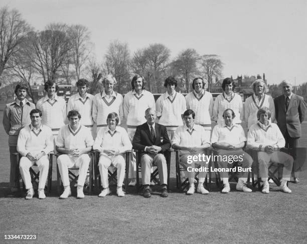 Back row , Dayle Hadlee, Eric Gilliott, Rodney Redmond, Hedley Howarth, Richard Hadlee, Robert Anderson, John Parker, Ken Wadsworth, front row left...