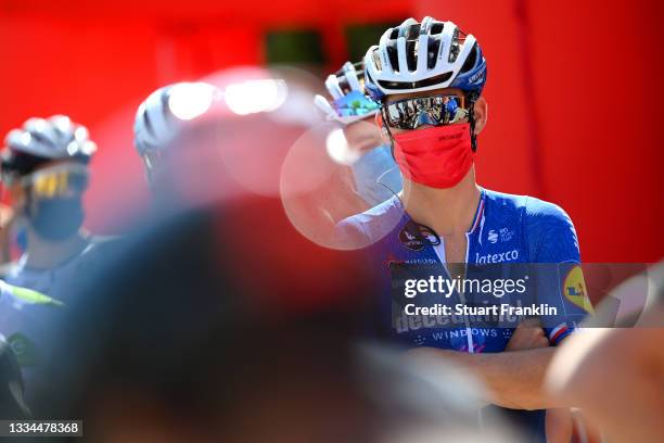 Zdenek Stybar of Czech Republic and Team Deceuninck - Quick-Step prepares for the race prior to the 76th Tour of Spain 2021, Stage 3 a 202,8km stage...