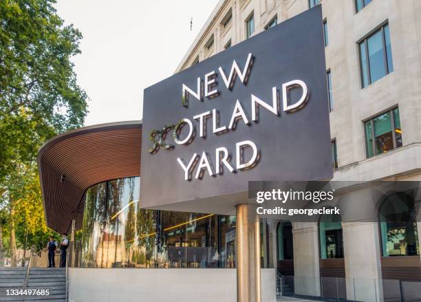 new scotland yard in london - new scotland yard stock-fotos und bilder